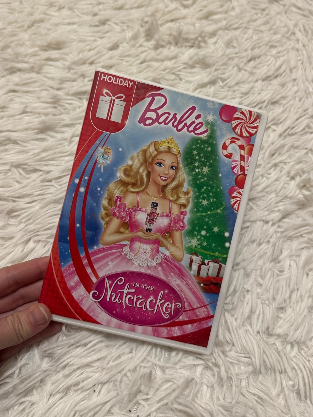Barbie In The Nutcracker Pink DVD with Green Tree Artwork - Barbie